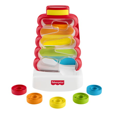 Fisher Price VEŽA S PREPADÁVAJÚCIMI KRÚŽKAMI