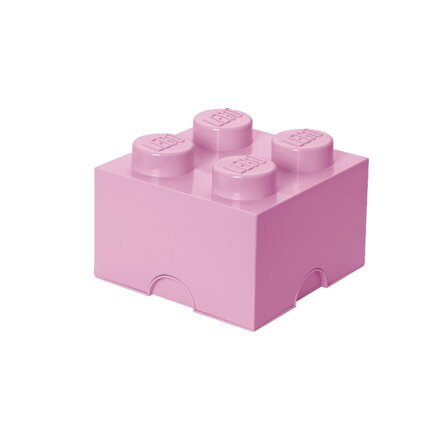 LEGO úložný box 4 - svetlo ružová