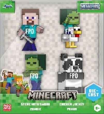 Minecraft Figúrky 2,5” súprava 4 ks, wave 7