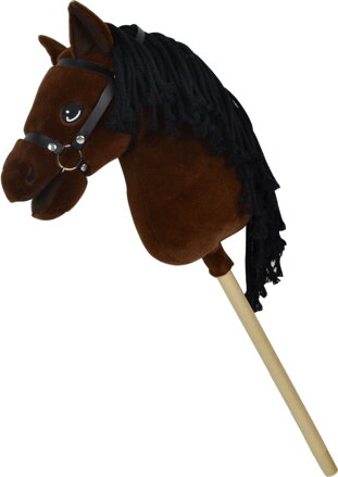 STEPPOS Premium Hobby horse Lucky tmavo hnedý 70cm