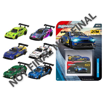 Autíčko Motorsport DTM Deluxe, 6 druhov