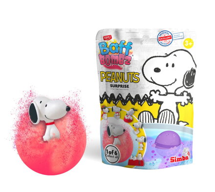 Peanuts vodná bomba s prekvapením, 6 druhov