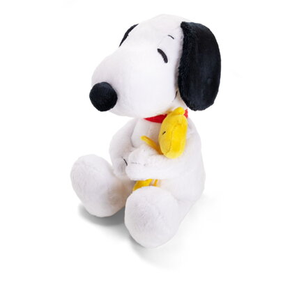 Peanuts Snoopy 25 cm sediaci s Woodstockem