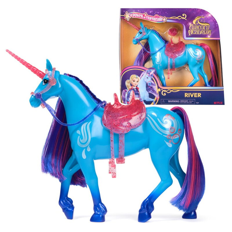 UNICORN ACADEMY ČESACÍ JEDNOROŽEC 24 CM RIVER