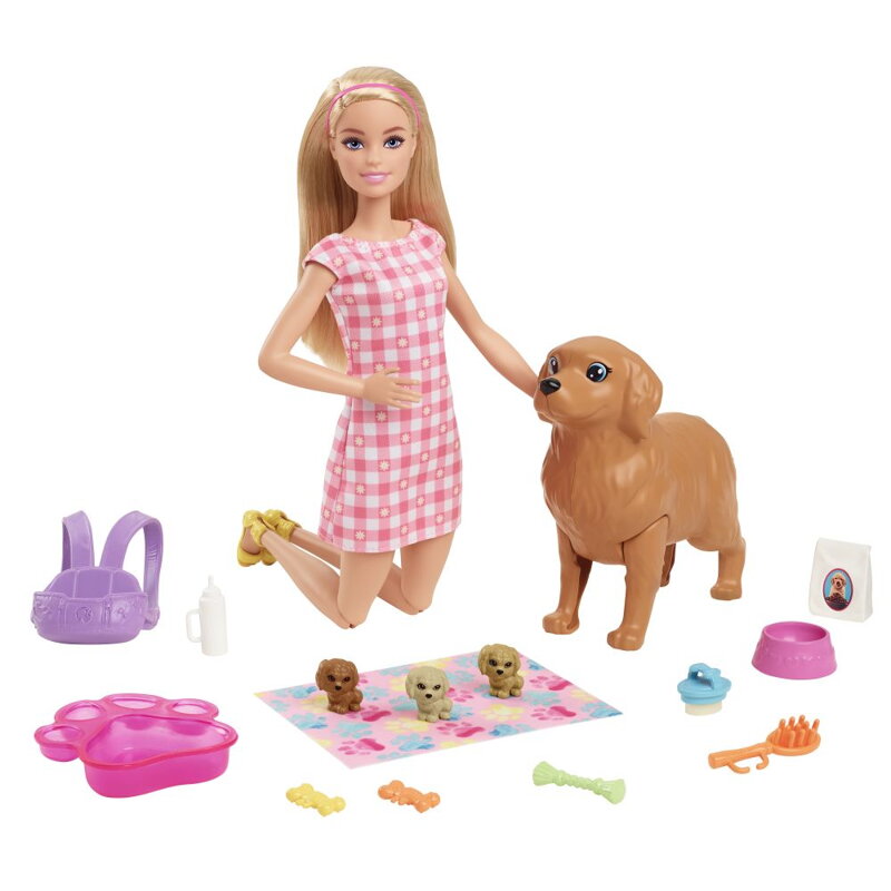 Barbie novonarodené šteniatka