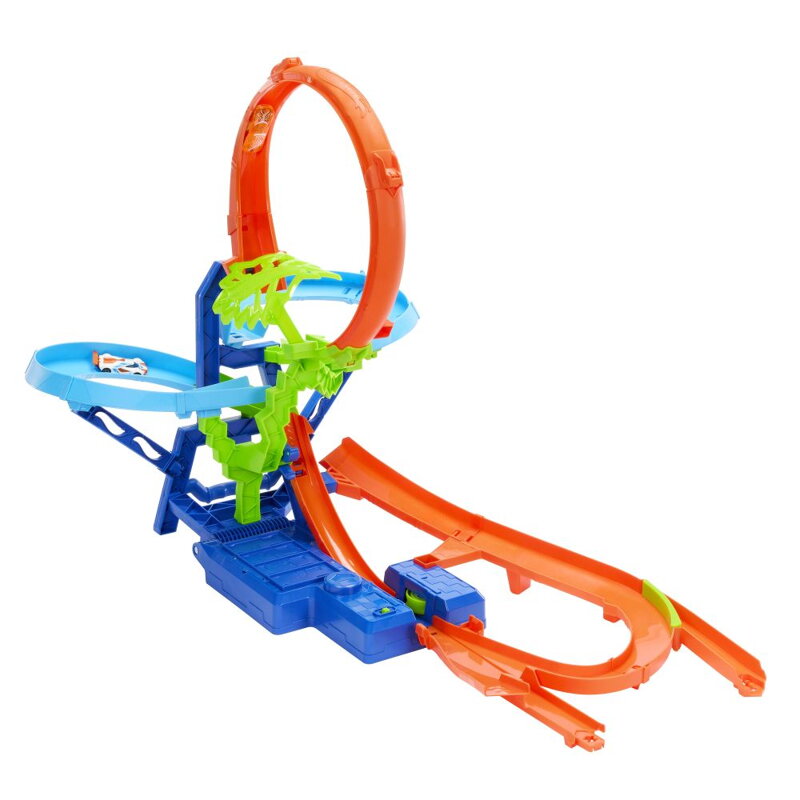 Hot Wheels stunt tracks vo vzduchu dráha