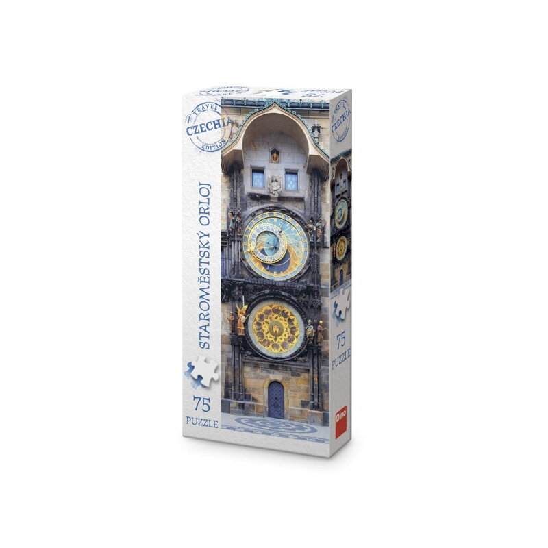 Staromestský orloj 75 panoramic Puzzle TRAVEL