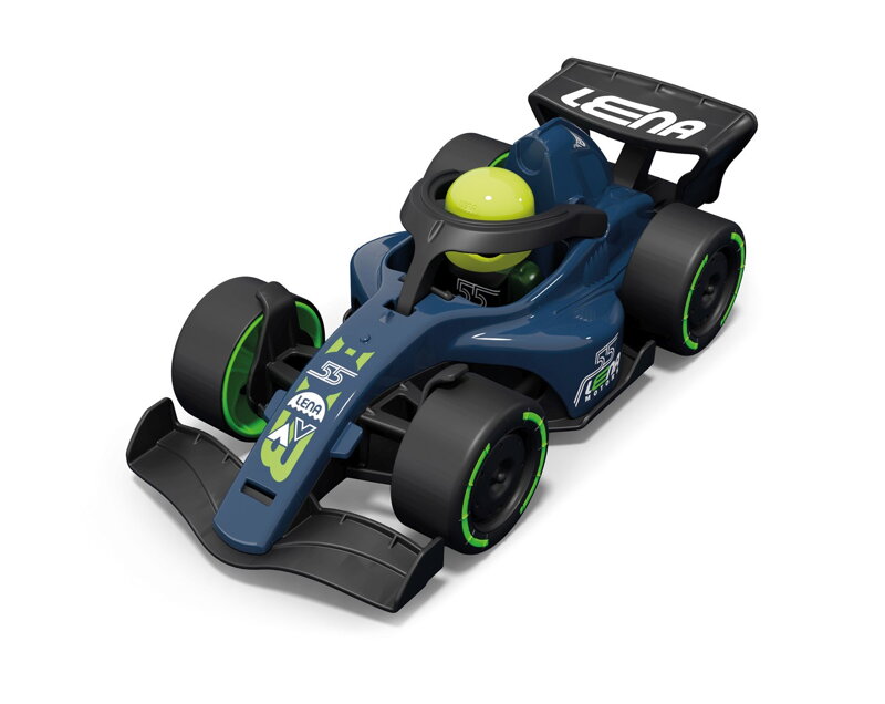 Závodní vůz Formule tmavě modrá