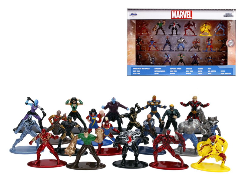 Marvel Kovové zberateľské nanofigúrky 20 ks, wave 3