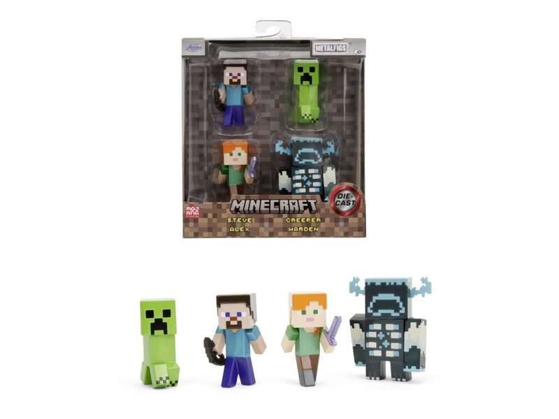 Minecraft Figúrky 2,5'' set 4 ks