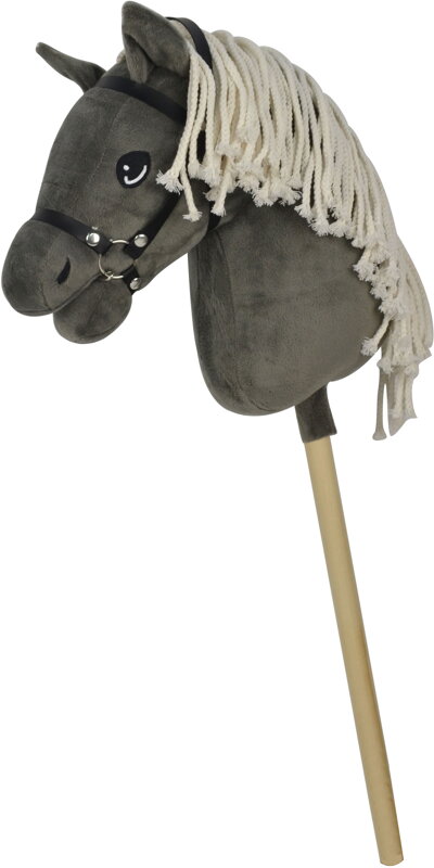 STEPPOS Premium Hobby horse Scarlet sivá 70cm