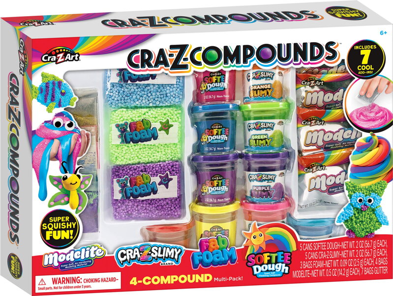 Cra-Z-Art Súprava super hmôt s trblietkami