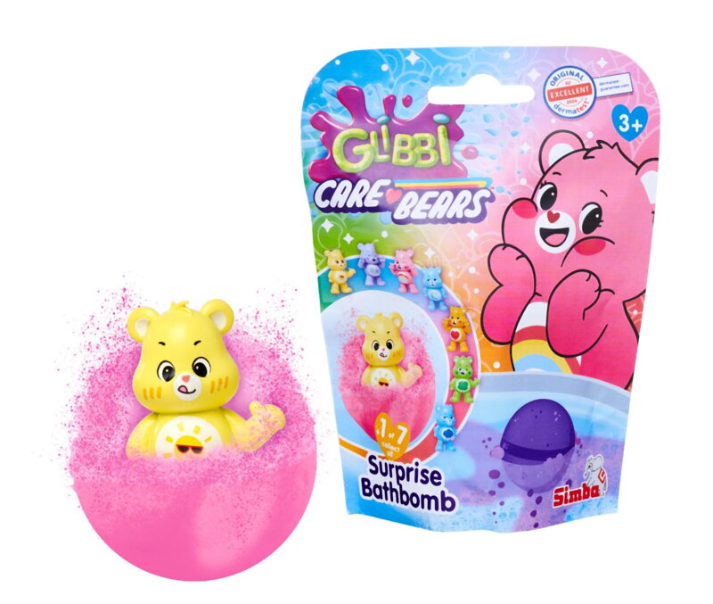 Glibbi Care Bears Starostliví medvedíci vodná bomba s prekvapením, 7 druhov