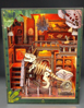 2Kids Toys 3D skladačka Zarážka na knihy Miniatúra domčeka Dinosaurie múzeum