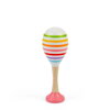Bigjigs Toys Rumba guľa sada 2 ks ružová