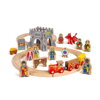 Bigjigs Rail Drevená vláčikodráha Stredovek