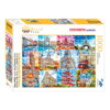 Brain Tree Puzzle Pamiatky vo farbách 1000 dielikov - poškodený obal