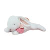 Doudou Plyšový králik s tmavo ružovým brmbolcom 65 cm