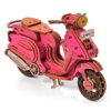 Little Story 3D drevená skladačka Sting Scooter ružový
