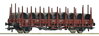 Roco Klanicový vozeň Kbms 440 s oceľovými klanicami DB - 6600268