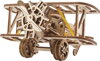 Ugears 3D drevená mechanická skladačka Mini dvojplošník
