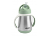 Hrnček termoizolačný so slamkou nerez 250ml Sage Green