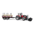 Bruder 2046 Traktor Massey Ferguson s vlekom