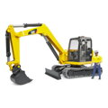 Bruder 2466 Minibager CAT s figúrkou