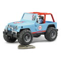 Bruder 2541 Modré auto JEEP s vodičom