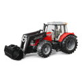 Bruder 3047 Traktor MASSEY FERGUSON + čelný nakladač