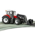 Bruder 3181 Traktor Steyr 6300 Terrus s čelným nakladačom