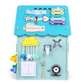 2Kids Toys Activity board Domček modrý