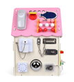 2Kids Toys Activity board Domček ružový