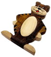 2Kids Toys Drevená magnetka veľká Tiger