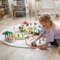 2Kids Toys Vláčikodráha Mesto a Dedina 200 dielov