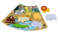 2Kids Toys Drevené puzzle Safari prepojiteľné