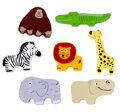 2Kids Toys Drevené puzzle Safari prepojiteľné