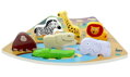 2Kids Toys Drevené puzzle Safari prepojiteľné