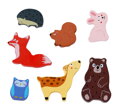 2Kids Toys Drevené puzzle Lesné zvieratká prepojiteľné