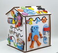2Kids Toys Activity board Domček biely - poškodený obal