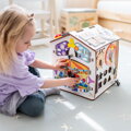 2Kids Toys Activity board Domček biely - poškodený obal