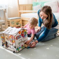 2Kids Toys Activity board Domček biely - poškodený obal