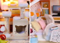 Dvěděti Miniatúra domčeka Dom farebnej glazúry