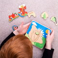 Bigjigs Toys Vkladacie puzzle Životný cyklus motýľa