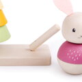 Bigjigs Toys Motorické nasadzovanie Líška a králiček