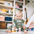 Bigjigs Toys Motorické nasadzovanie Líška a králiček