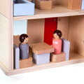 Bigjigs Toys Rozkladací domček s príslušenstvom