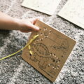 Bigjigs Toys Prevliekanie podľa čísel Dinosaury