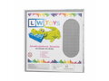 L-W Toys Veľká podložka na stavanie 50x50 bodov šedá
