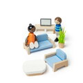 Bigjigs Toys Drevený nábytok do domčeka pre bábiky Obývacia izba